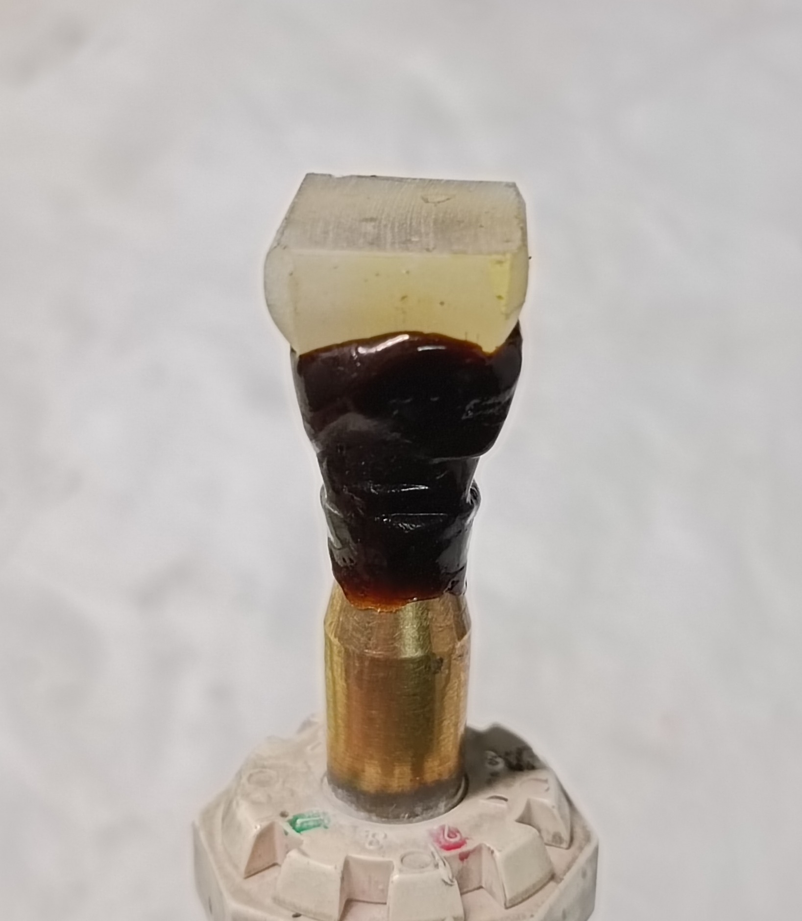 Waxed dopstick